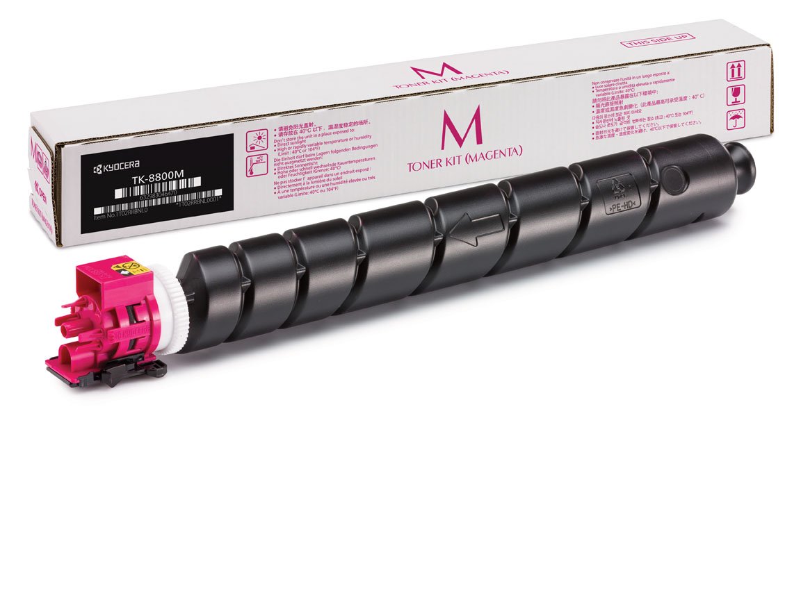 Kyocera TK-8800M Laser Toner Magenta Original Premium Printer Cartridge 1T02RRBNL0 for Ecosys P8060cdn