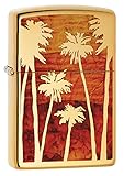 Zippo Lighter: Palm Trees and Sunset, Fusion - High