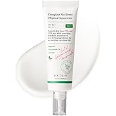 AXIS-Y Complete No-Stress Physical Sunscreen V3 - SPF 50 Mineral Face Sunscreen Moisturizer with 2% Niacinamide, Zinc Oxide for Broad Spectrum Sun Care - Vegan Korean Skin Care -1.69 fl. oz.