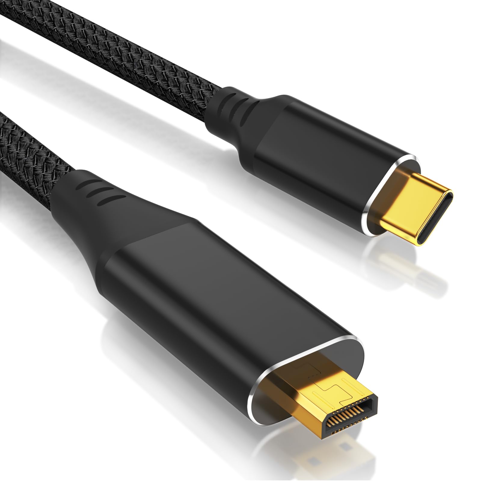 Photo 1 of 4K Micro HDMI to Type C Cable 6FT, High Speed 18Gbps 4K@60Hz/2K@120Hz, Uni-Directional Micro HDMI to USB C Cord Support Raspberry Pi 4, Odin Lite, Camera, Video Capture Card, Laptop