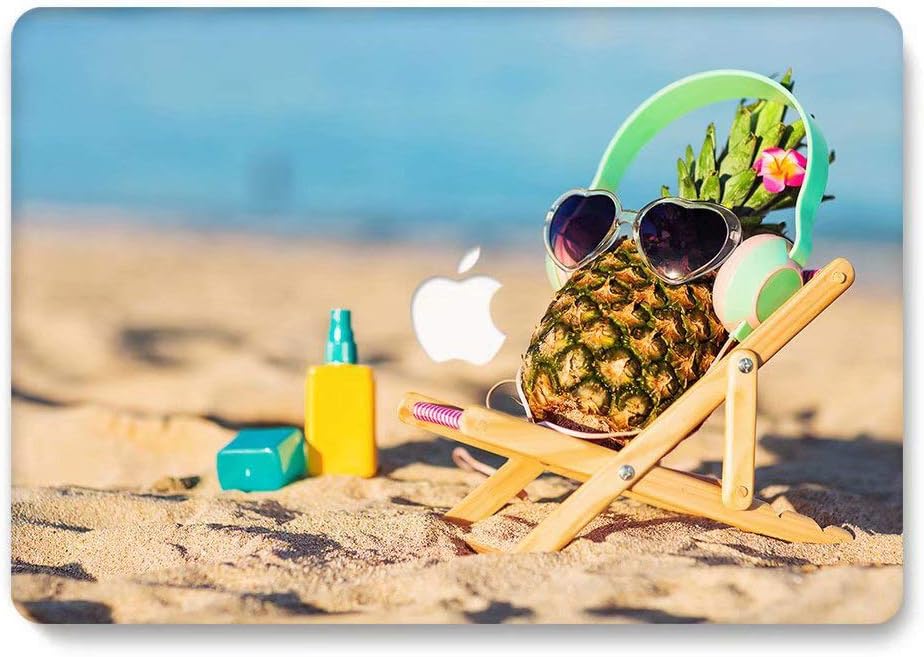Mac Book Pro 16 inch Case 2019 Release, Jiehb Mac Book Protection Case for New Mac Book Pro 16 Inch Retina with Touch Bar Touch ID Model: A2141 - Pineapple