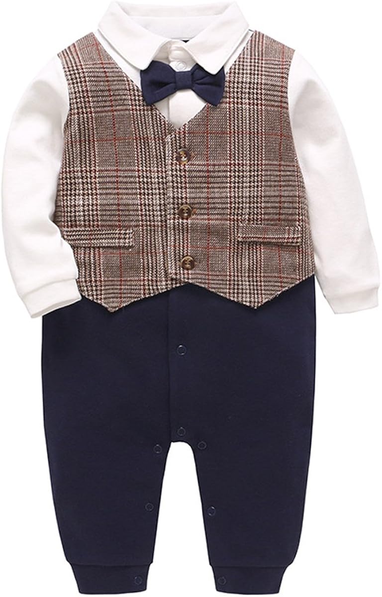 baby boy occasion romper
