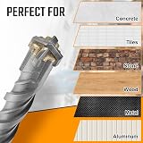 flintronic SDS-Plus Drill Bit Set 10mm x 160mm for Concrete Tile Stone Rotary view 4