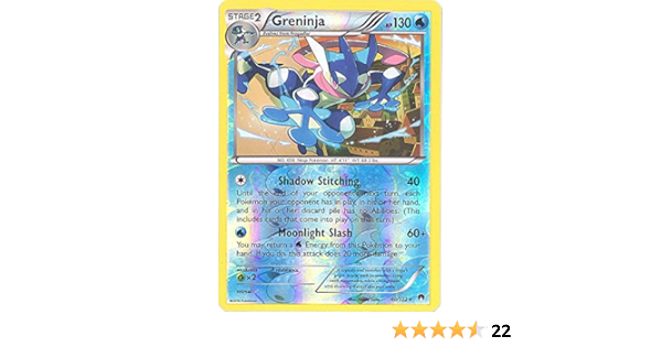 Amazon Com Pokemon Greninja 40 122 Xy Breakpoint Reverse Holo Toys Games