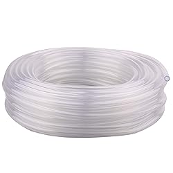 DERNORD PVC Tubing 1/4"ID X 3/8"OD Flexible Clear