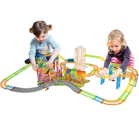  Color Tree Race Track Car Race Track Train