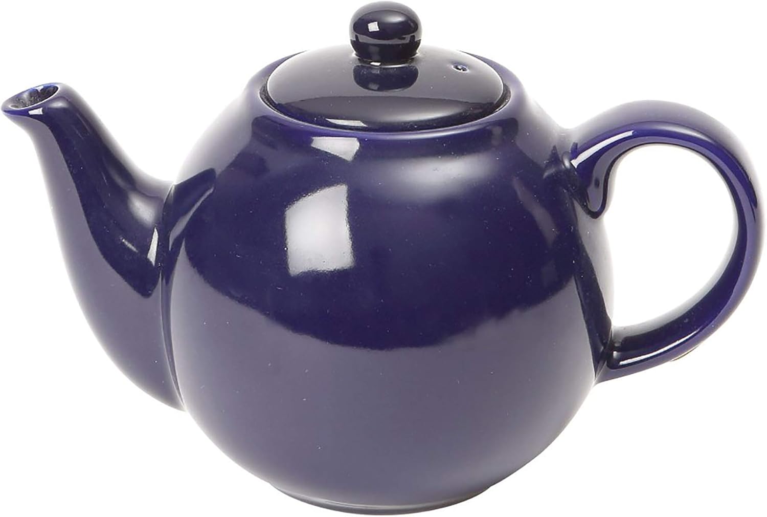 London Pottery Globe Small Teapot with Strainer, Ceramic, Purple, 2 Cup