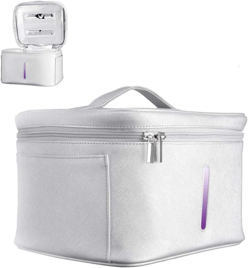 DZWJ U-V Sterilizer Dis Infection Bag Box, USB Rechargeable Portable LED Underwear Disinfection Bag for Baby Bottle Underwear Toys