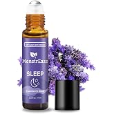 Natural Sleep Essential Oil Roll On, 100% Natural Deep Relaxation Blend with Lavender, Chamomile, Sweet Orange Aromatherapy Oils, 10ml