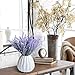 Aplstar 8pcs Artificial Lavender Bouquet in Purple Flowers DIY Floor Garden Office Bridal Home Wedding Decor