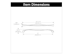 Hickory Hardware 1 Pack Solid Core Kitchen Cabinet