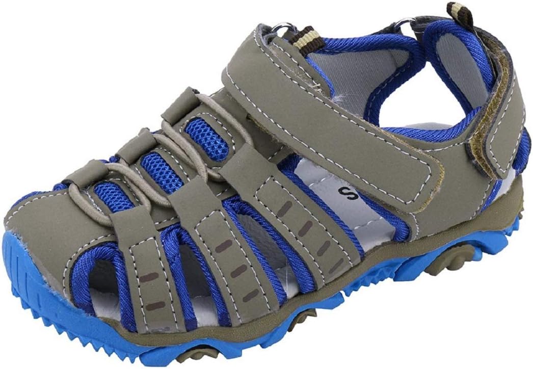 Toddler Baby Girls Boys Outdoor Sport Sandals Fisherman Sandals Athletic Closed Toe Anti-Slip Shoes（1-9T） by Lowprofile