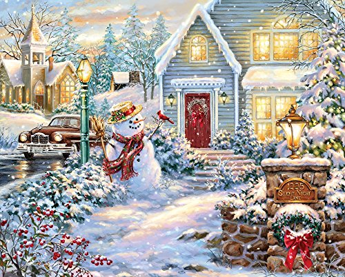Springbok Puzzles Silent Night Lane Jigsaw Puzzle (1000 Piece)