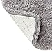 Genteele Non-Slip Memory Foam Shaggy Bathroom Mat, Water Absorbent, Super Plush Bath Mat, Washable Bathroom Rug (17