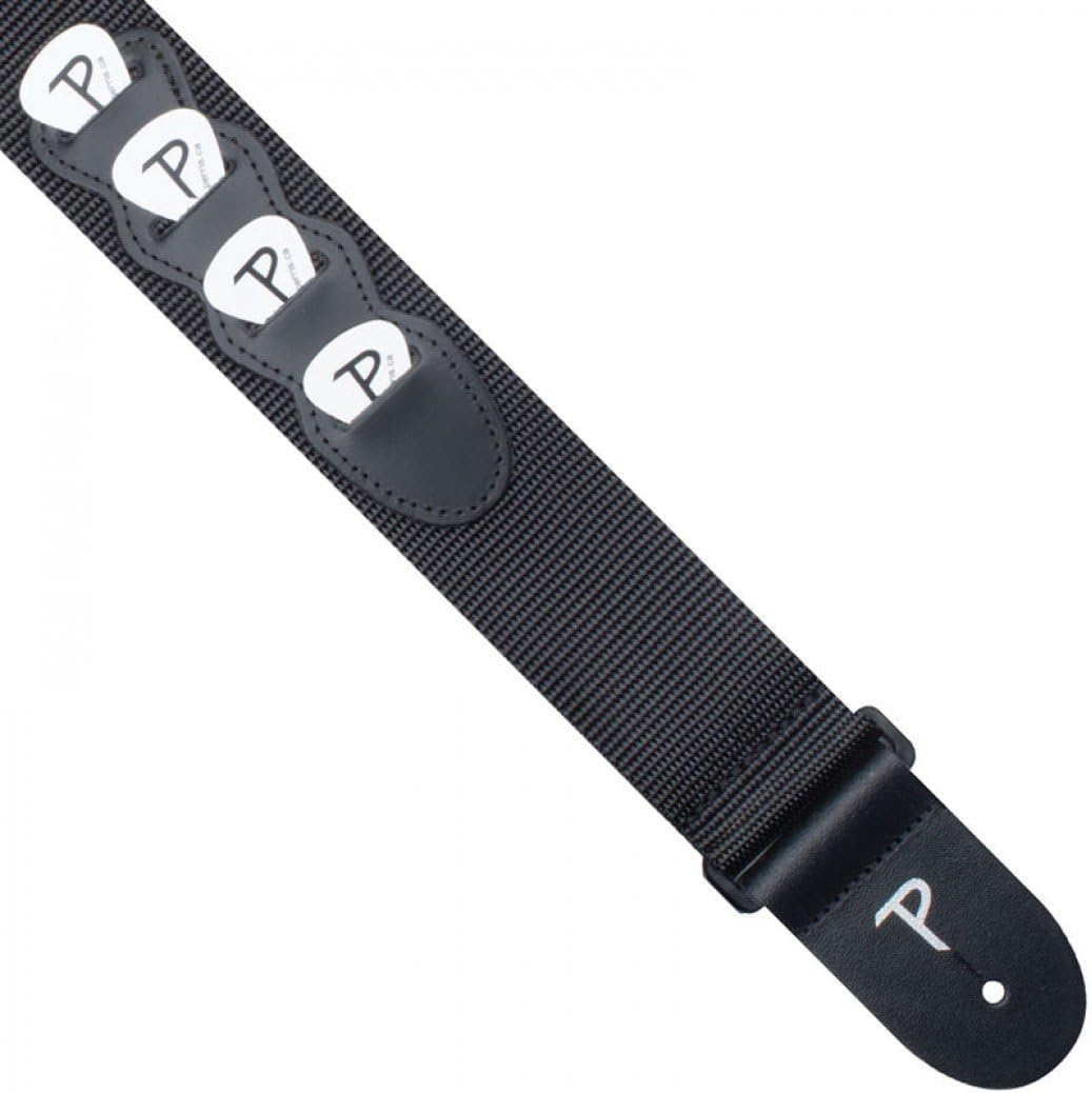 Perri's PNWSHN7114 Pick Pocket Strap, Black, 58"