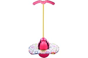 Willingfun Pogo Ball with Handle, Pogo Stick Pogo Jumper for Kids Ages 6 & Up and Adults, Great Gifts for Boys and Girls, with Pump and Strong Grip Deck
