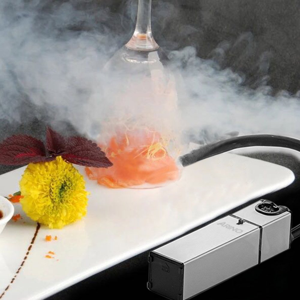 ARINO Smoking Gun Food Smoker, Handheld Smoke Infuser for Cool Smoking Meat Fish Cocktail Beverage Cheese Whisky Food Drinks by Igniting Smoking Chips, Portable Pro Smoker for Kitchen Home Outdoor BBQ