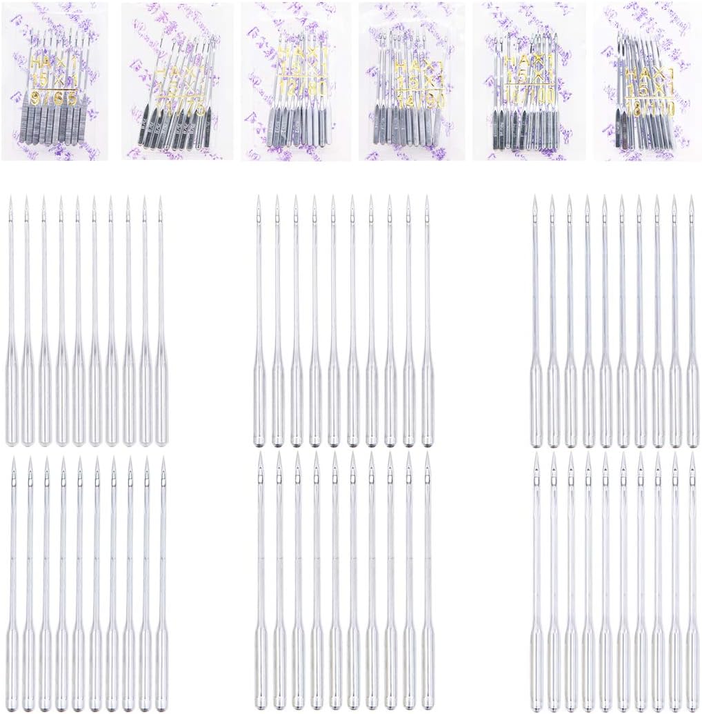 60 Count Sewing Machine Needles, Assorted Universal for