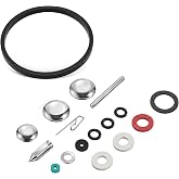 Carburetor Rebuild Kit Compatible with Tecumseh 632760B Oregon 49019 | Carburetor Rebuild Kit, Compatible with HSK, HMSK, LEV, OH195 Small Engines, in Lawn Mowers, Snow blowers, Gaskets O Rings