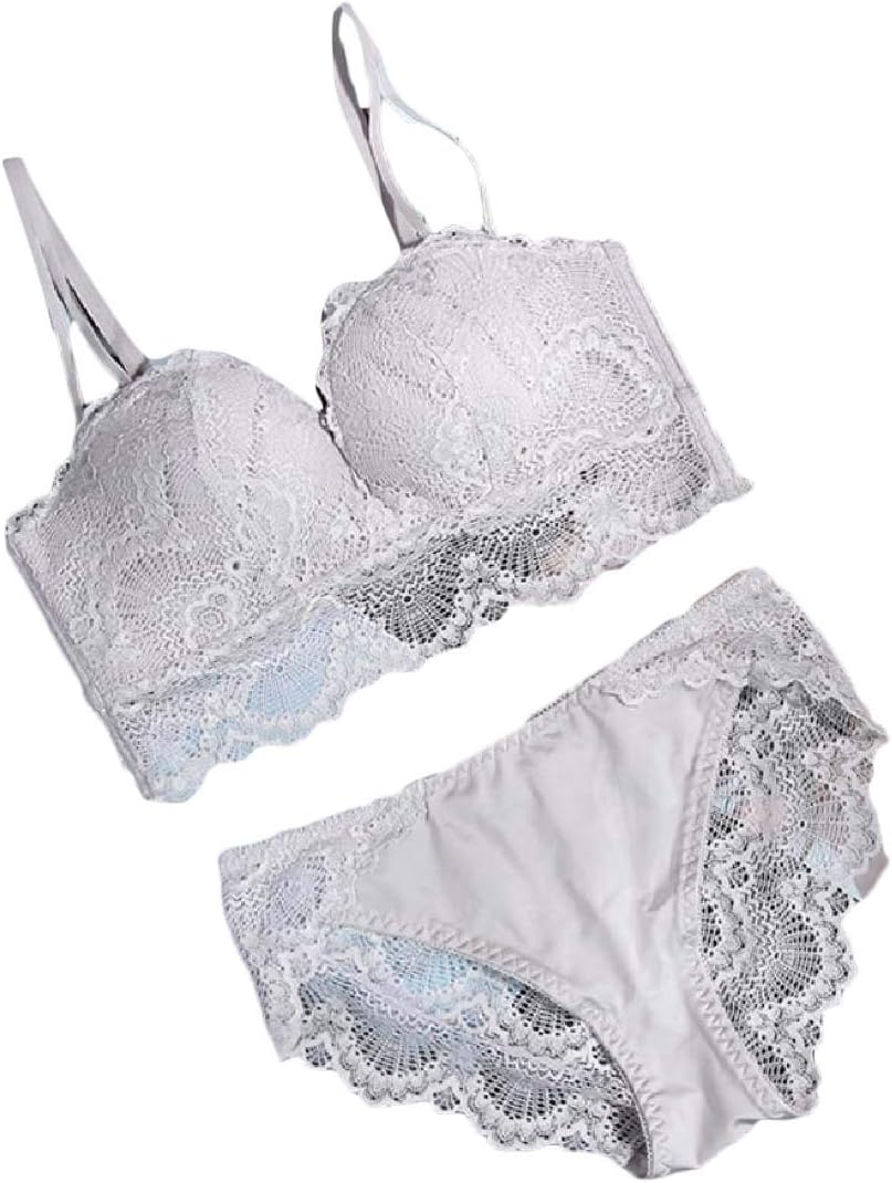 Conjunto de 2 piezas sin costuras sin bordes brasier y bragas, Gery