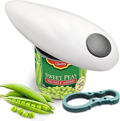 YUET Electric Tin Opener One Touch Automatic Can Opener Battery Operated