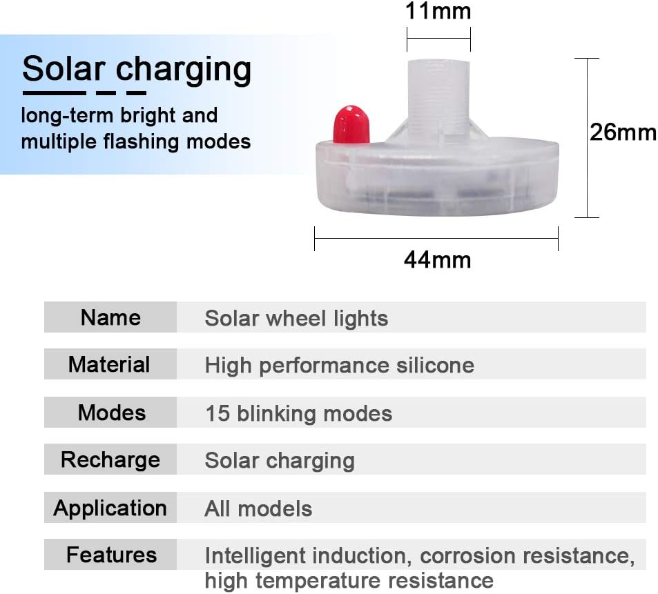 Car Tire Wheel Lights 4PCS Solar Car Wheel Tire Air Valve with Motion Sensors Flashing Hub Lamp Cap Light Colorful LED Gas Nozzle for Car Bicycle Motorcycle: Automotive