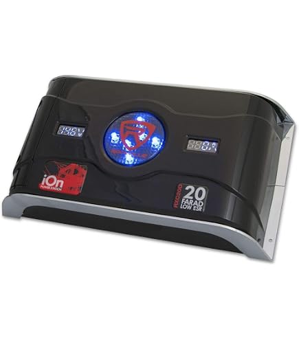 Amazon.com: Rockford RFC10HB 10 Farad Hybrid Digital Capacitor