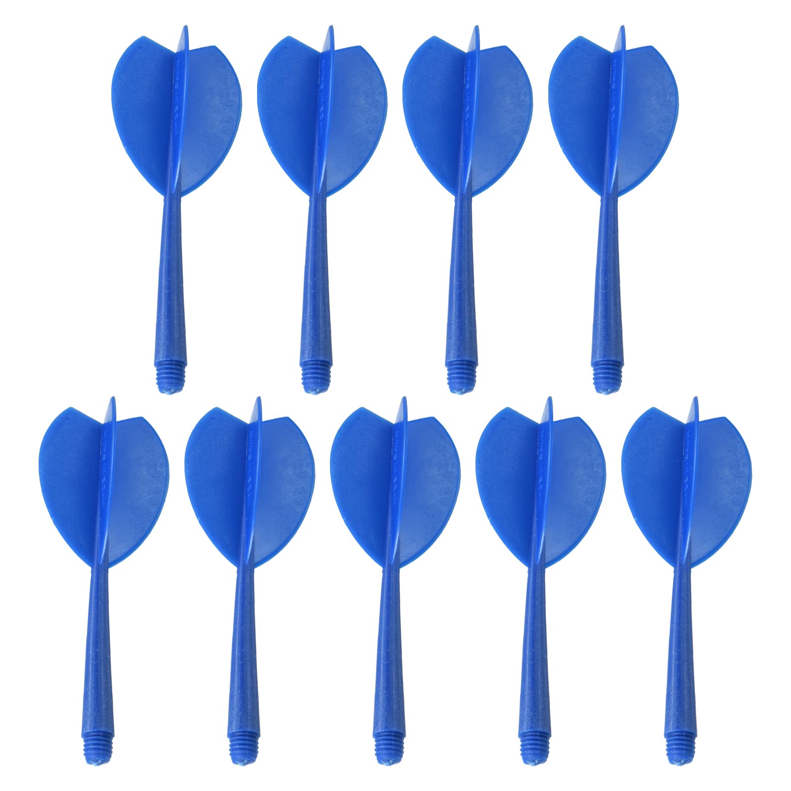 PATIKIL Integrated Dart Shaft & Flights, 9 Pack Lightweight Plastic Dart Flight Set, Blue