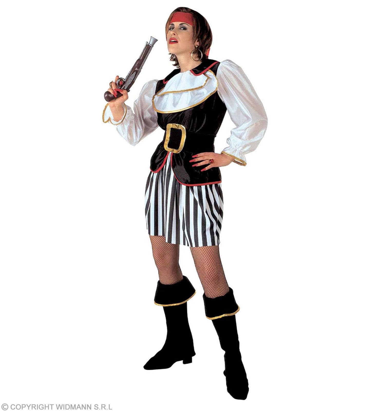Ladies Pirate Lady Deluxe Costume Large UK 14-16 for Buccaneer Fancy Dress