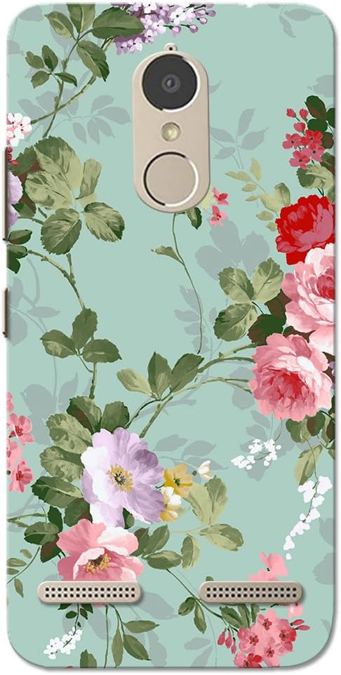Caseria Floral Slim Fit Hard Case Cover for Lenovo K6 Power
