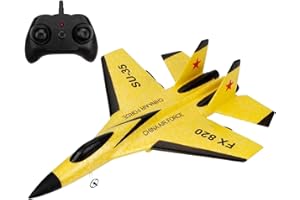 Remote Control Airplane, RC Plane, FX620 Remote Control Airplane 2.4GHz Plane EPP Foam RC Toys Easy to Fly for Beginner, Yell