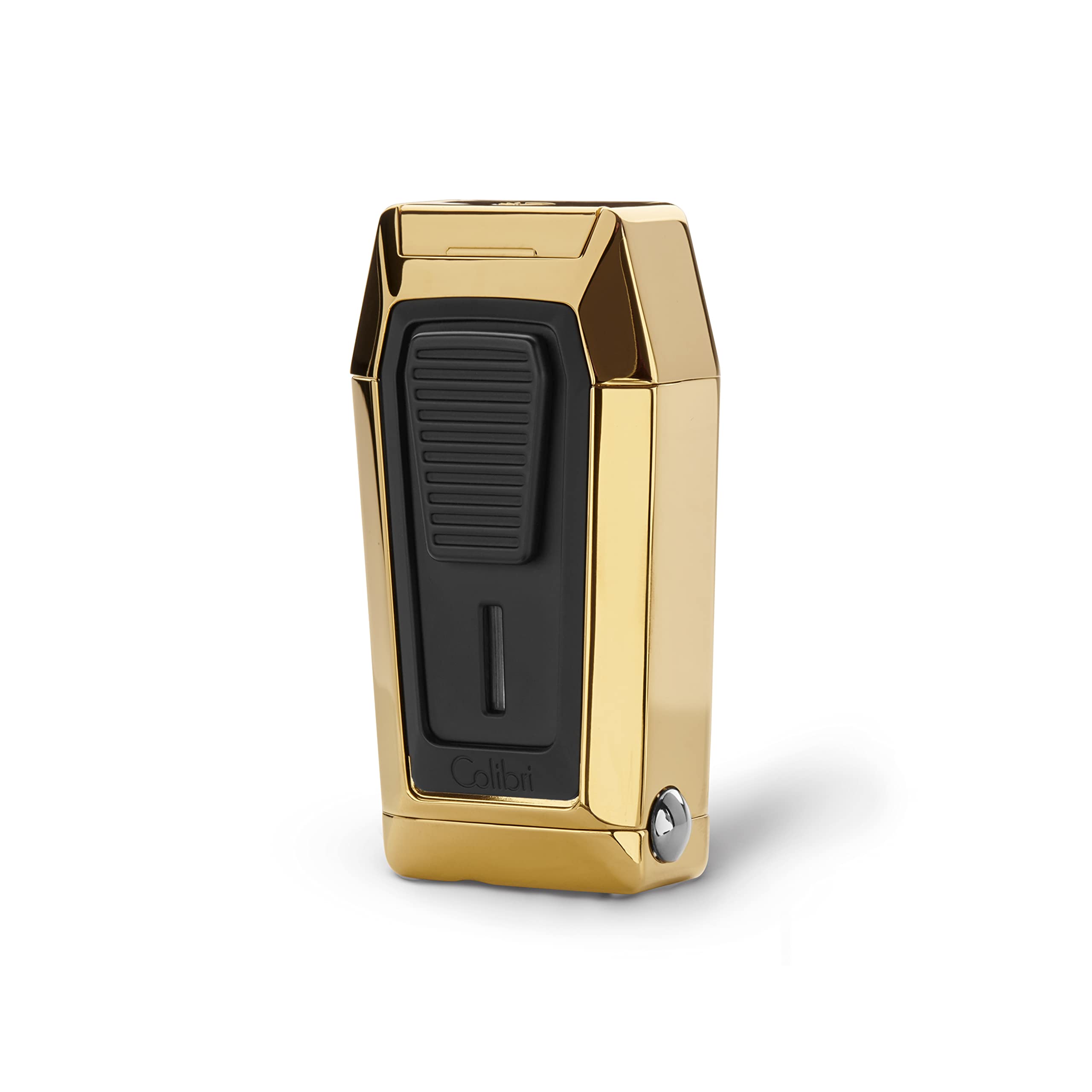 Colibri Quantum Triple Jet Flame Lighter | Built In V Shaped Cigar Cutter | lighter for smoking cigars | Wind Resistant | Works With Butane (Not Included) | Nice Elegant Gift Box | Two Year Warranty