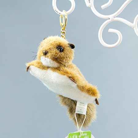 Amazon モモンガ キーホルダー ブラウン ぬいぐるみ おもちゃ