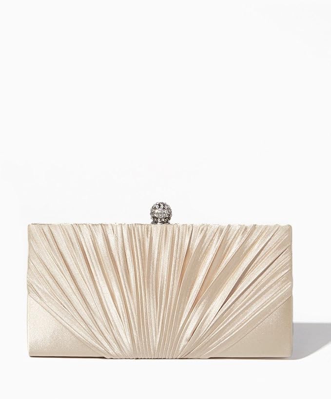 charming charlie silver clutch