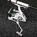 Thekuai Spinning Reels Light Weight Ultra Smooth Powerful Spinning Fishing Reels - 10+1 Stainless BB for Saltwater or Freshwater - Super Value! (1000, G-XF)