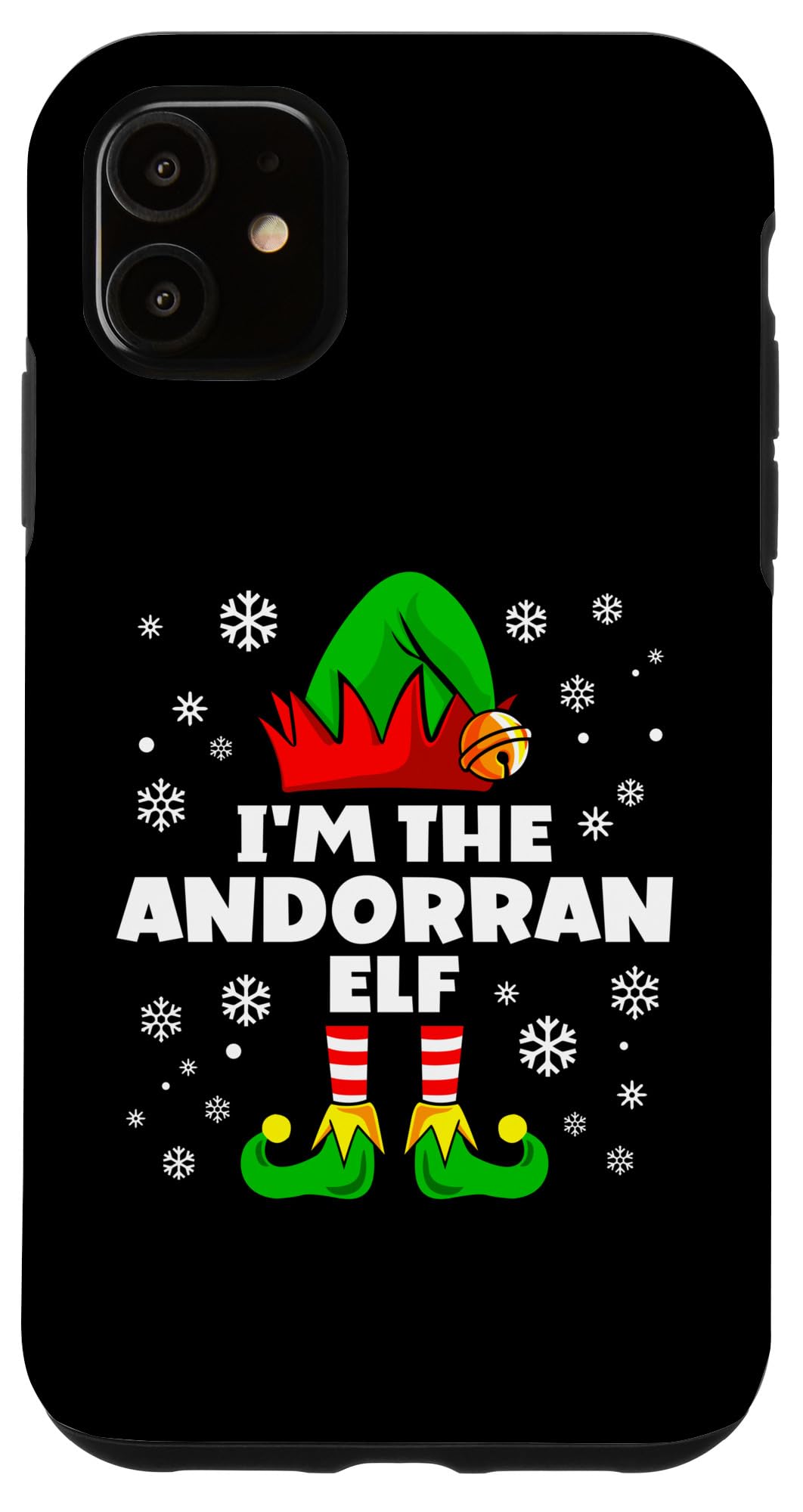 iPhone 11 Funny Andorran Elf Family Matching Group Happy Christmas Case