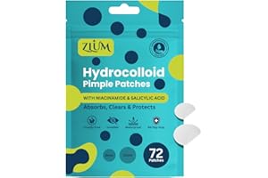 ZLUM Pimple Patches – Invisible Hydrocolloid Spot Stickers with Niacinamide & Salicylic Acid – Waterproof, Ultra-Thin, Day & 