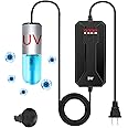 TAISHAN Aquarium Clean Light,3W Mini UV Sanitizer Submersible Light with Timer,Aquarium Water Clean Green Clear Waterproof Cl