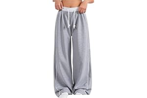 Oversized Baggy Sweatpants for Kids Casual Flowy Wide Leg Sweatpants Low Rise Track Pants Loose Cute Parachute Pant