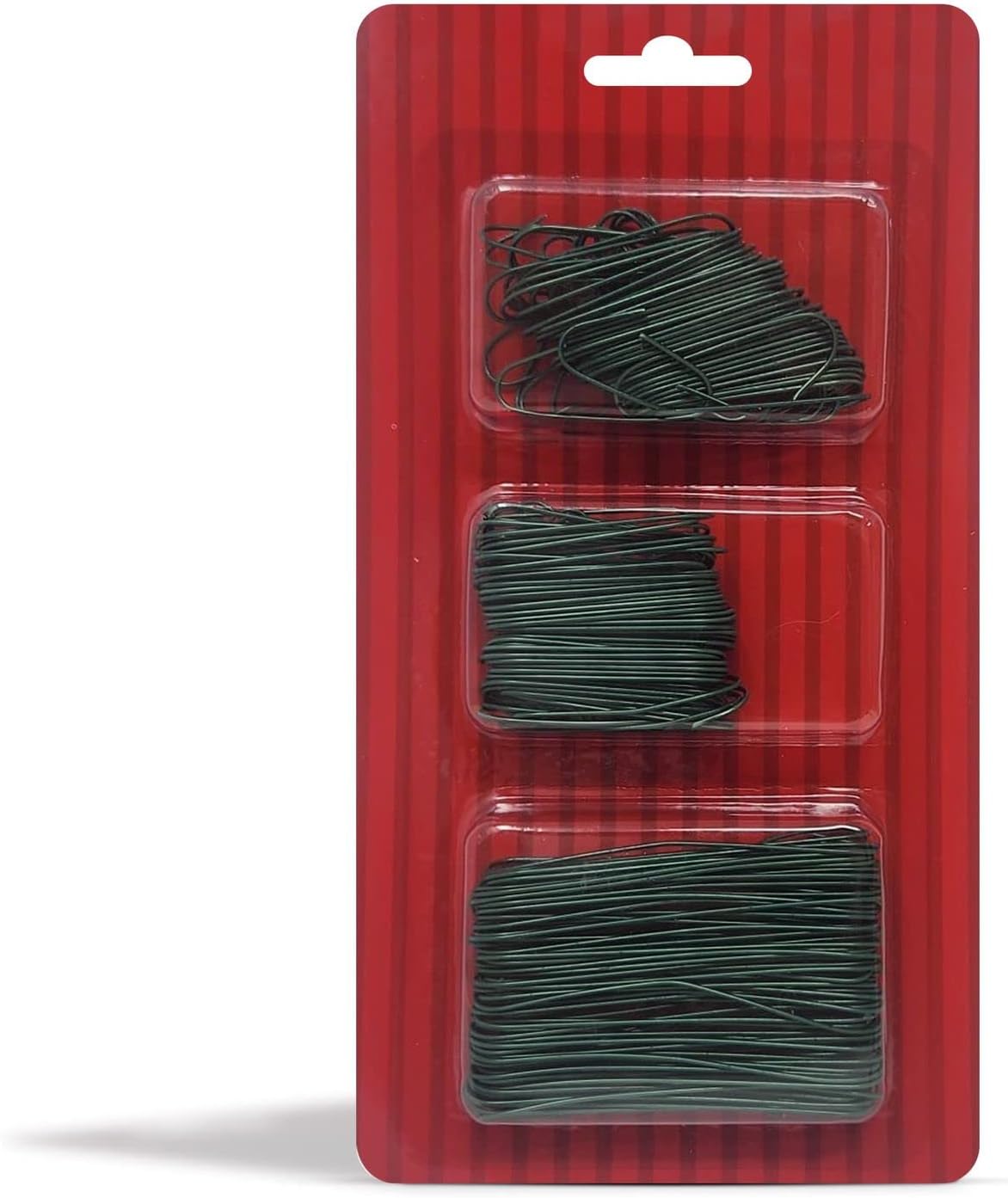 Ornament Hooks - Innovarix 300 Pack Green Ornament Hooks Christmas Tree Decorating Hangers- Metal Wire Ornament Hooks for Christmas Tree Decoration Hanging (Green)