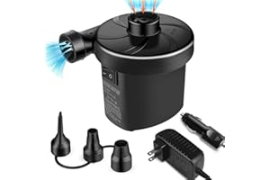 Chefic Pompe à air électrique portable à remplissage rapide pour canapé gonflable, lit gonflable, anneau de natation, jouets 