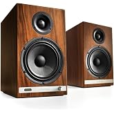 Audioengine HD6 Powered Bookshelf Speakers &ndash; Bluetooth Speakers | for Turntables, Vinyl Records, Home Stereo and Music Streaming - Walnut