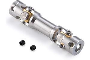 RC HUB RC-Hub 1Pcs RC Driveshafts Metal Drive Shaft 45-50/47-57/55-67/60-80mm for 1:14 Tamiya Trailer Tractor Truck RC Crawler Car (45-50mm)