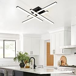 Modern LED Ceiling Light Fixture, Dimmable Close to