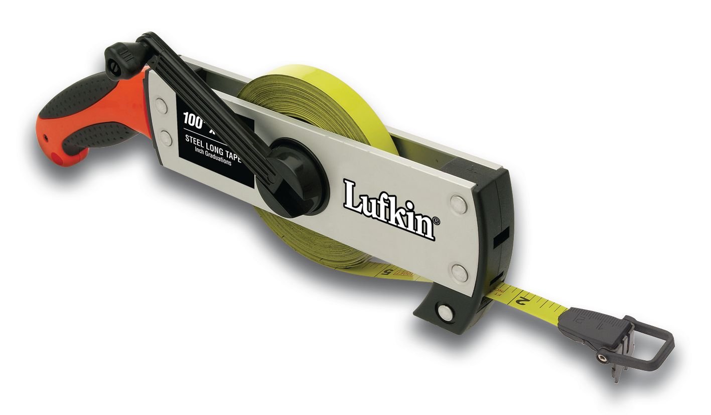 Crescent Lufkin FT30CM 30m / 13mm Metric Frame Long Tape Measure, with Pistol Grip