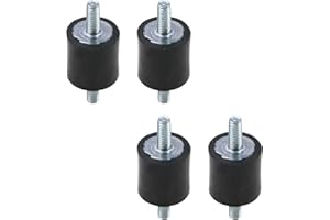 MY MIRONEY Set of 4 15 x 15mm Rubber Mounts Anti-Vibration Isolator with M4 x 10mm Studs Shock Absorber