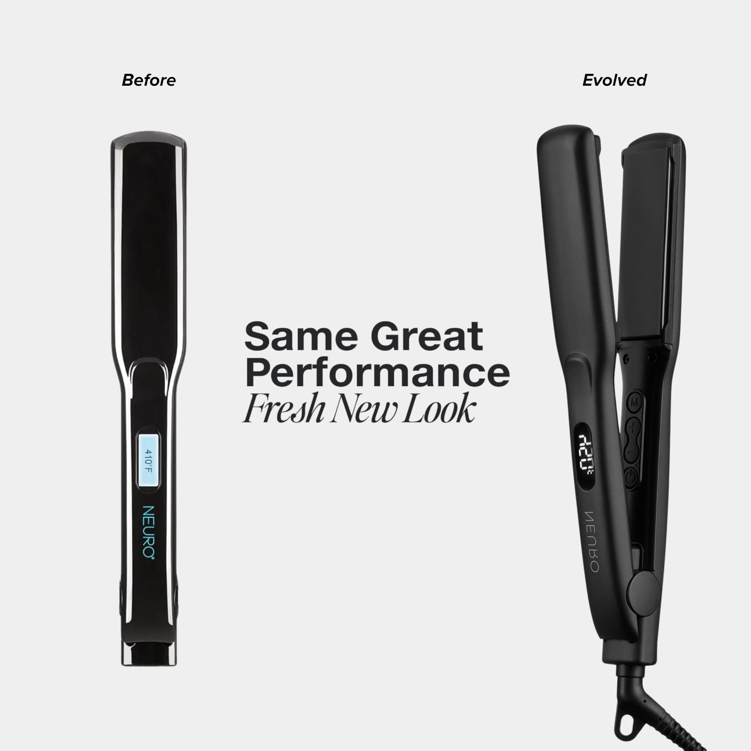 Neuro by Paul Mitchell Smooth Titanium Flat Iron, Adjustable Heat Settings, For Advanced Smoothing + Straightening
