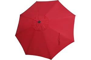 Blissun 9ft Patio Umbrella Replacement Canopy, Market Umbrella Top, Outdoor Table Umbrella Canopy for 8 Ribs, Canopy Only
