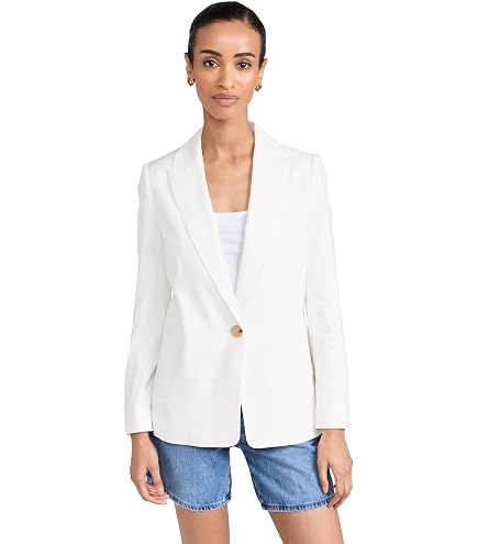 Theory Women's Seer Shrunken Blazer, Navy, 0 at Amazon Women's