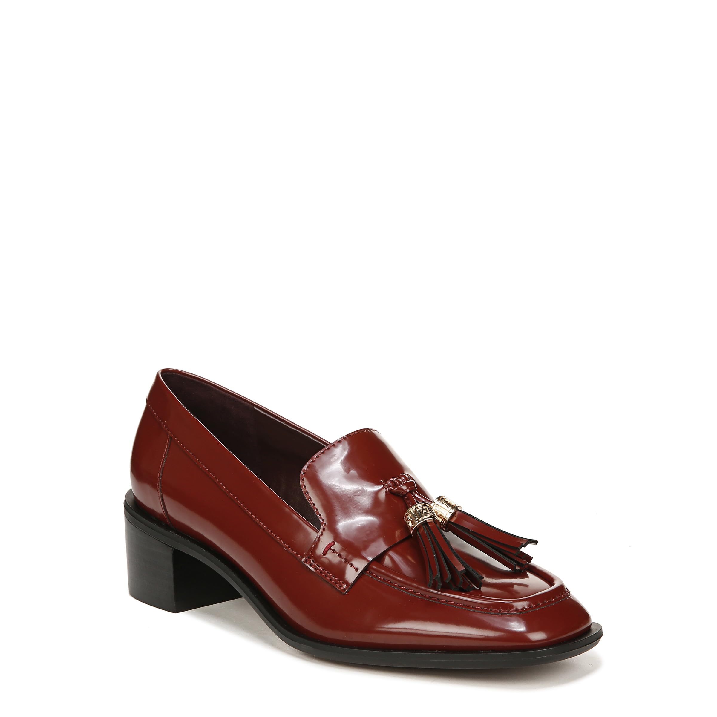 Franco Sarto Womens Donna Heeled Loafer Claret Red 7.5 M
